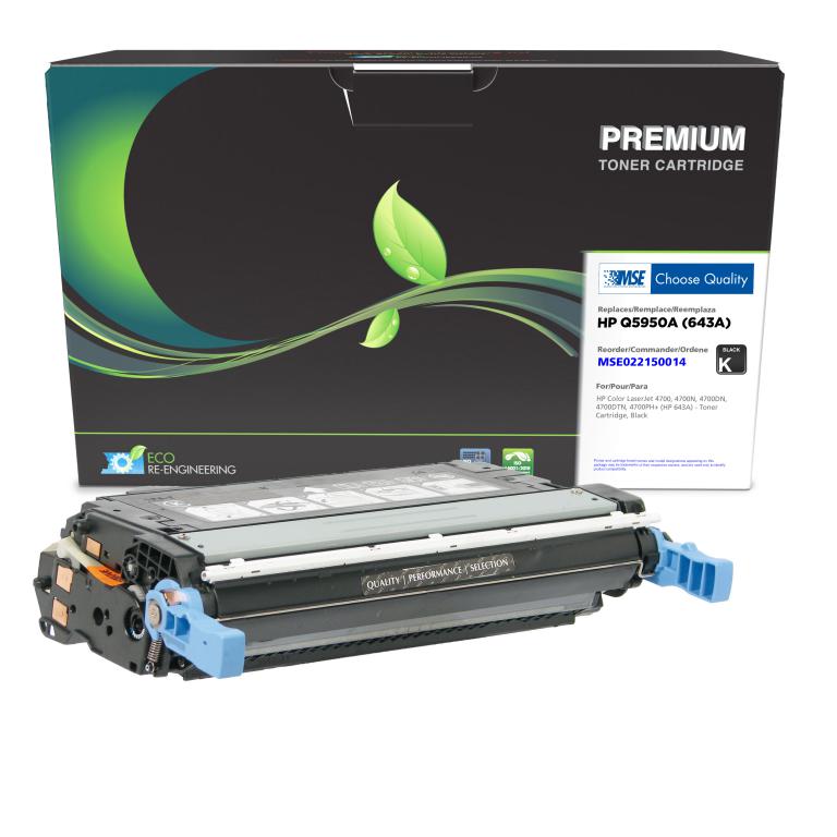 Black Toner Cartridge for HP Q5950A (HP 643A)