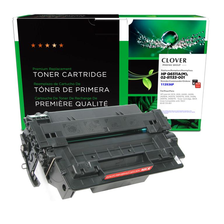 MICR Toner Cartridge for HP Q6511A, TROY 02-81133-001