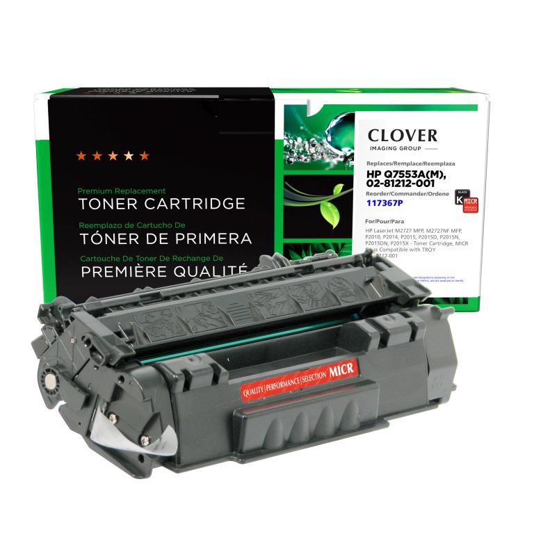 MICR Toner Cartridge for HP Q7553A, TROY 02-81212-001