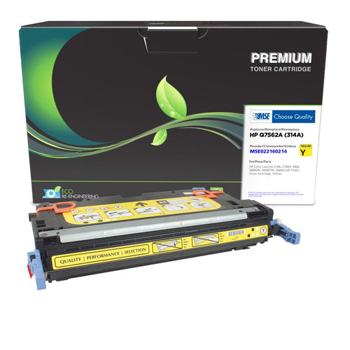 Yellow Toner Cartridge for HP Q7562A (HP 314A)
