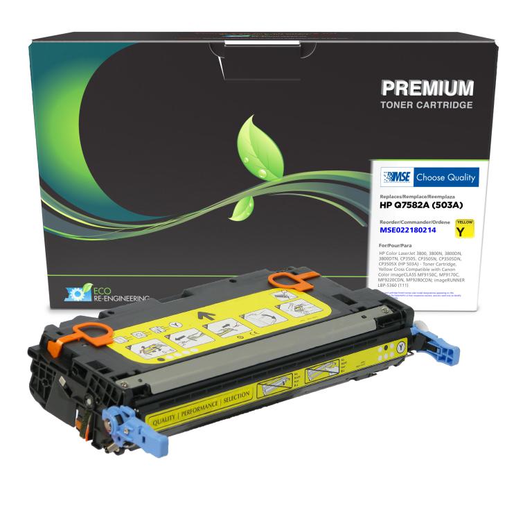 Yellow Toner Cartridge for HP Q7582A (HP 503A)