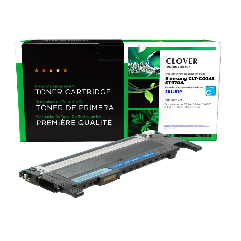 Cyan Toner Cartridge for Samsung CLT-C404S