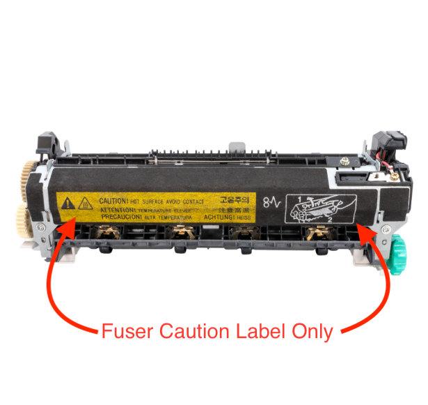HP LaserJet 4200, 4250, 4300, M4345, 4350 Fuser Caution Label, FCL-4250