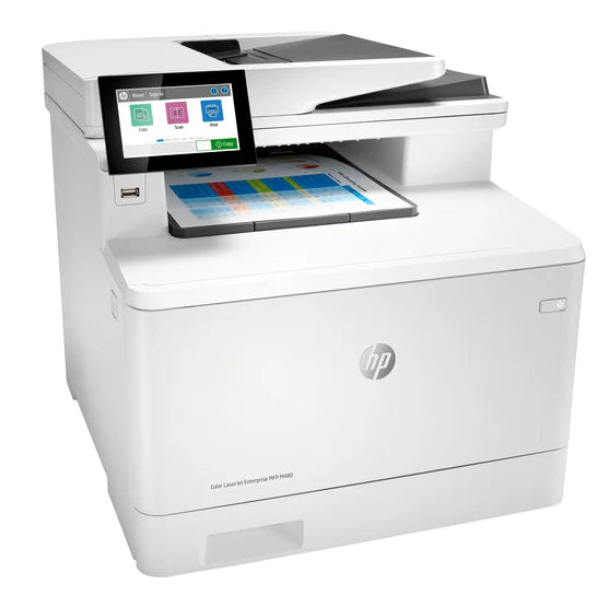 HP M480f Color LaserJet Enterprise MFP Laser Printer Refurbished, 3QA55A
