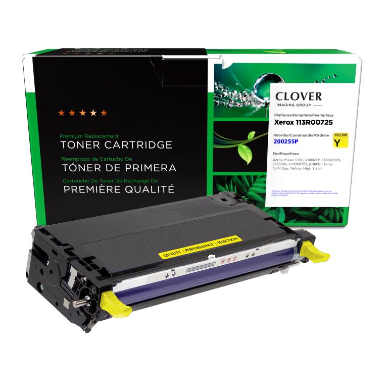 High Yield Yellow Toner Cartridge for Xerox 113R00725
