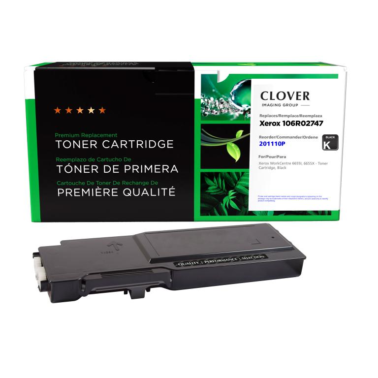 Black Toner Cartridge for Xerox 106R02747