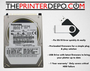 HP DesignJet 800ps Hard Drive + Firmware via USB C7779-69272 Fix 05:10 Error