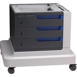 HP CP4025 CP4525 3 X 500 Sheet Feeder Stand, CC423A Remanufactured